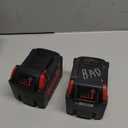 WECACHWE 6.0Ah High-Output Replacement for Milwaukee 18V Battery with Dual-Port Rapid Charger 4811-1862 4811-1852 4811-1840 4811-1830 4811-1811 4811-1815 4811-1820 4811-1841(6Battery+1Charger)