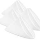Utopia Home [24 Pack, White] Cloth Napkins 17x17 Inches, 100% Polyester Hemmed Edges, Washable and Reusable Ideal for Parties, Weddings and Dinners