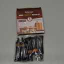 Wood Furniture Repair Kit, Wood Touch up Fillers, Repair Scratches, Cracks, Paint Chips, and Nail Holes on Furniture, Floors, Doors, Cabinets, and Tables (5 Dark Colors)