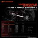 A-Premium CV Axle Shaft Assembly Compatible with Acura EL 1997-2000 & Honda Civic 1992-2000, Civic del Sol 1993-1997, L4 1.5L 1.6L, Front Right Passenger Side, Replace# 44010S01003, 44010S01901