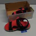 Kids' Ankle Strap Everest Sandals, Red, Size: 2