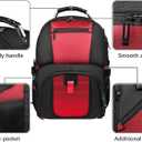 Travel Backpack for Men, 17.3 Inch Large Laptop Backpacks for Women, Large Capacity Laptop Computer College Backpack TSA Airline Approved Business Bag, Red