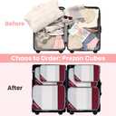 Compression Packing Cubes for Travel, Lightweight Vacation Travel Essentials, Travel Accessories for Suitcase Organizer Bags Set, Durable Luggage Organizer
