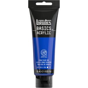 Liquitex BASICS Acrylic Paint, 118ml (4-oz) Tube, Cobalt Blue Hue