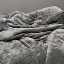 Bedsure Fleece Blanket Twin Blanket Grey - 300GSM Soft Lightweight Plush Cozy Twin XL Blankets for Bed, Sofa, Couch, Travel, Camping, 6.8 Inch X 6.8 inch