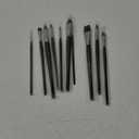 ARTEGRIA Watercolor Brush Set, 10 Professional Soft Synthetic Squirrel Paint Brushes, Including Pointed Rounds, Flats, Dagger, Oval Wash