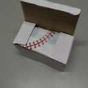 Flutesan 50 Pcs Baseball Party Favor Bags 6 x 8 Inch Plastic Baseball Snack Goodie Bags Tote Gift Packaging for Kids Boys Birthday Sports Theme Party Supplies