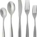 Gibson Home Hulton 20 Piece Flatware Silver Polish Silverware Set - Stainless Steel Utensils - Forks, Spoons, Knives