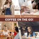 DAILY PULSE 2 in 1 Instant Coffee Meal Replacement  100% Arabica with Garcinia Cambogia & Green Tea, Sugar Free Low Calorie Energy Drink, 14 Single Serve Sticks with straws (15 Second Prep) (EXP 05/22/27)