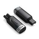 15V HQ8505 Type-C Shaver Adapter Charging Converter for Philips Norelco 7000 3000 Series, OneBlade QP6520 QP6530 QP6510, USB-C Shaver Charger Converter Without Charger Cord (1 PC)
