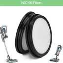 6 Pack Replacement Filters for Eureka RapidClean Pro Cordless Stick Vacuum Cleaner NEC180 NEC185 NEC186 NEC190