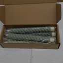 Baquler 6 Pcs Sage Green Flameless Taper Candle Twisted LED 9.65 Inch Taper Candles Battery Operated Twisted Candlesticks for Summer Wedding Birthday Home Party Holiday Dinner Fireplace Decor