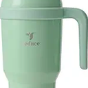 REDUCE 40 oz Stainless Steel Tumbler with Handle - Dual-Wall Vacuum Insulated Travel Mug, Sweat-Proof Lid & Reusable Straw - Keeps Drinks Cold for 24 Hrs, Fits Cupholders, Dishwasher Safe - Matcha