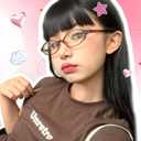 TJUTR Office-Siren Bayonetta Glasses, Blue Light Computer Glasses for Women