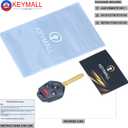 Keyless Entry Remote Head Key Fob Replacement for Subaru Impreza WRX Forester XV Crosstrek Outback Legacy 80 Bit G Chip 4 Buttons (FCCID:CWTWB1U811 PN: 57497-FJ021/20,57497)