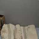 Ink+Ivy Bath Rug Hand-Woven Texture Shaggy Striped Soft & Water Absorbent, Boho Bathroom Décor Bath-Mats, Non-Slip Absorbent Quick Dry Mats for Tub, Shower Room, Asher, 20x32 Natural