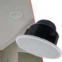 Splin Ceiling Embedded Mount Stand Compatible with Smart Speaker Alexa Echo Pop, Echo Dot 4th and 5th gen., Amazon, and HomePod Mini, Apple Pro Light Model Classic Built-in (White)