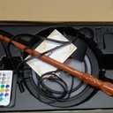 Harry Decorations LED Night Light: with Wand Remote, Double-Sided RGB Vintage Lamp, for Wall or Table Lighting, Smart Night Mode, 84H Runtime, Wizard-Themed Christmas Halloween & Birthday Gift