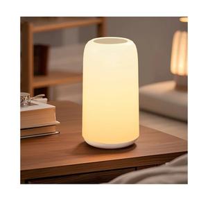Touch Table Lamp, RGB Mode 3 Way Dimmable LED Lamp for Bedroom, Multi-Color Smart Nightstand Bedside Lamp Nursery Night Light for Living Room Home Gifts
