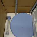 Swivel Shower Chair, 360 Non-Slip Shower Seat with Backrest for Elderly and Disabled, Height Adjustable Rotating Tub Transfer Bench for Seniors Bathroom Inside Shower(Blue)