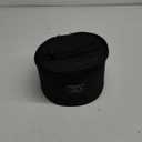 Travel Case for Wigs, Black Quilted Nylon with Interior Mirror, Zipper, & Double Stitching, Lightweight & Portable Wig Pouch by Adolfo Design (BK)