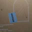 USHOWER Brushed Gold Arched Bathroom Mirror 24x36 Inch