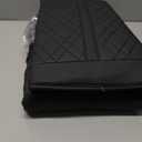 2 Pack Car Seat Cover for Front Car Seat Bottom,Premium PU Leather Seat Cushion Protector Upgraded Without Backrest with Storage Pocket,Full Wrapping Edge Works with Sedan SUV Pickup Minivan (Z BLACK)