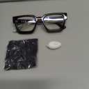 livho Oversized Eyewear Frame for Woman and Men - Rectangle Fashion Glasses for Computer, Chic Preppy Frame