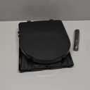 Sckee Camping Toilet, Portable Toilet for Adults, Portable Travel Folding Toilet with Lid and Paper Holder, Compact Potty for Car, Camp Toilet Portable Toilet for Camping, Hiking,Truck, RV, Beach (Black)