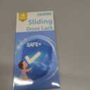 Sliding Door Lock for Kids Safety: 4 Pack Window Locks Child Proof Slide Glass Door Locks, Baby Proofing Closet Cabinet Patio Security Bar, No Drill Toddler Childproof Slider Door Window Stop