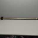 Heavy Duty Curtain Rods, 1 1/8 Inch Diameter Single Curtain Rod 36-72Inch(3-6ft) Extendable Length with End Caps Adjustable Modern Brackets-Antique Bronze