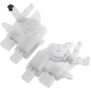X AUTOHAUX Replacement Rear Left Right Side Power Door Lock Actuator Motor for Mazda 5 2006-2010 2012-2017 Side Slide Door Lock Door Latch Actuator Assembly No.C23573350/C23572350 White Pair