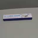 TV Cord Hider - 39in(3xL13in) Cord Covers for Wall Mounted TV Cable Hider Wall Kit | Wire Hiders for TV on Wall, Wire Covers for Cords, Cable Concealer Hide Cords, 1.5" W x 0.75" H, White