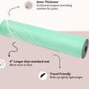 Shakti Warrior TPE Yoga Mat - Artist Designed, Premium eco friendly mats, Non Slip, Non toxic, Great For Regular & Hot Yoga, Pilates and Workouts (72 inch x 24 inch x 6mm thick)