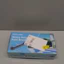 POOLAZA Pool Brush Head with Round Ends, Heavy Duty Pool Brushes for Cleaning Pool Walls, Floors Steps & Corners, 17.5" Pool Brush with Sturdy Aluminum Handle & Durable Nylon Bristles (Yellow)