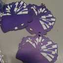 Tondiamo 20 Pcs Megaphone Cheer Keychain Bulk Cheer Gifts Cheerleader Pom Pom Bag Tag Cheerleader Acrylic Luggage Keychain Valentines Gift (Blue)