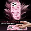 Casetego for iPhone 16 Pro Max Case,Compatible with MagSafe,[Military Grade Drop Test] Full Body Protection Slim Shockproof Rugged Marble Women Girls Case for iPhone 16 Pro Max 6.9 inch,Gold Bowknot