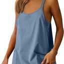 Prinbara Women Athletic Tennis Dress Summer Workout Sports Mini Romper Dress Built in Shapewear Shorts Sundress 2026 Outfits 2XL