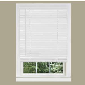 Cordless 1 Inch Window Blinds, Mirrotek Cordless Blinds Light Filtering Mini Blinds (30'' x 64''), White