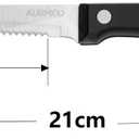 Steak Knives Set of 8, Serrated Steak Knife Sets, Triple Rivet Steak Knife, Stainless Steel Steak Knife, Professional Dinner Knives, Sharp Knifes for Home and Restaurant