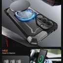 SUPCASE for Samsung Galaxy S26 Case with Kickstand (Unicorn Beetle Grip), [Wireless Charging Compatible] [Military-Grade Protection] Heavy-Duty Magnetic Phone Case for Samsung S26 6.3 Inch, Black