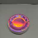 JarThenaAMCS 50Pcs Valentine's Day Iridescent Pink Paper Plates Holographic Hot Pink Disposable Plates 9 Inch Round Dinner Dessert Plates for Disco Bachelorette Birthday Party