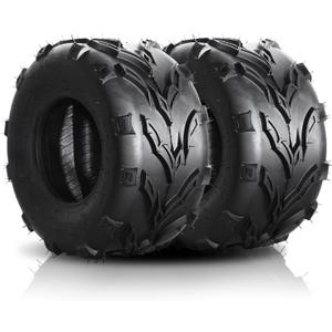 ATV UTV Tires 16x8-7 Sport Go Kart Tires 16x8.00x7(205/55-7) Front or Rear,4 PLY,Tubeless, Pack of 2