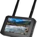 FPV Monitor for FPV Camera- 5.8Ghz 4.3" FPV Display Screen with DVR 40CH Receiver 800x480 IPS Display Built-in Battery for RC Hobby FPV Drone RC Car FPV VTX Goggles