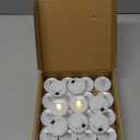 24 Tea Lights Led Flickering with Timer Function (6 hrs on, 18 hrs Off), Christmas Mini Flameless Candles Tealights Battery Operated Flickering Warm White for Wedding Party Thanksgiving Decoration