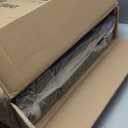 HOPERAN Massage Heated Stadium Seats for Bleachers with Back Support & Lumbar Pillow, 3 Level Heating & 6 Modes Massage Portable Heated Stadium Chairs for Bleachers (2pc Black)