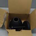 Phansthy Industrial Wall Sconce Matte Black Barn Farmhouse Wall Light Fixture with Metal Lampshade (Right-Angled)