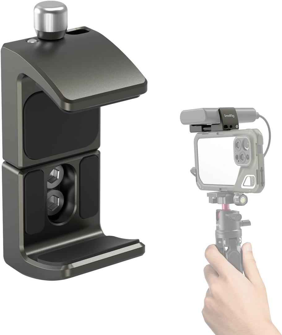 SMALLRIG Power Bank Holder, Power Bank Clamp Mount for Camera, Compatible with Width Range 2.1"3.3" and Thickness Range 0.6"1" Power Banks2790