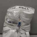 Cornucopia Brands Regular Mouth Plastic Mason Jar Lids, Unlined (24-Pack); Standard Size 70-450 White Plastic Caps for Mason Jars