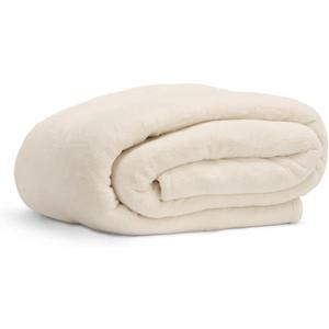 Jennifer Adams Ultra-Plush Blanket King/California King, Soft and Lightweight Cloud Bed Blankets (Ivory)